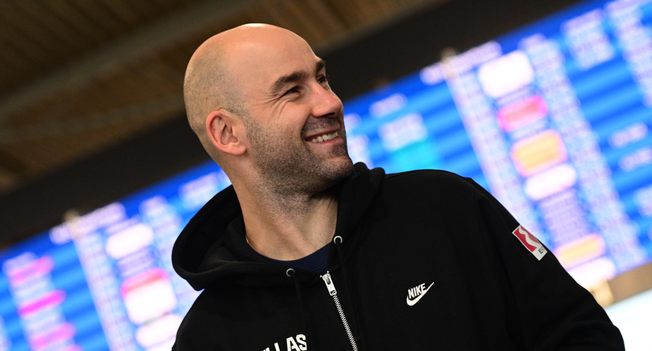 Ο Σπανούλης και οι παίκτες του αναχώρησαν με προορισμό το Μαυροβούνιο / Πηγή: Eurokinissi