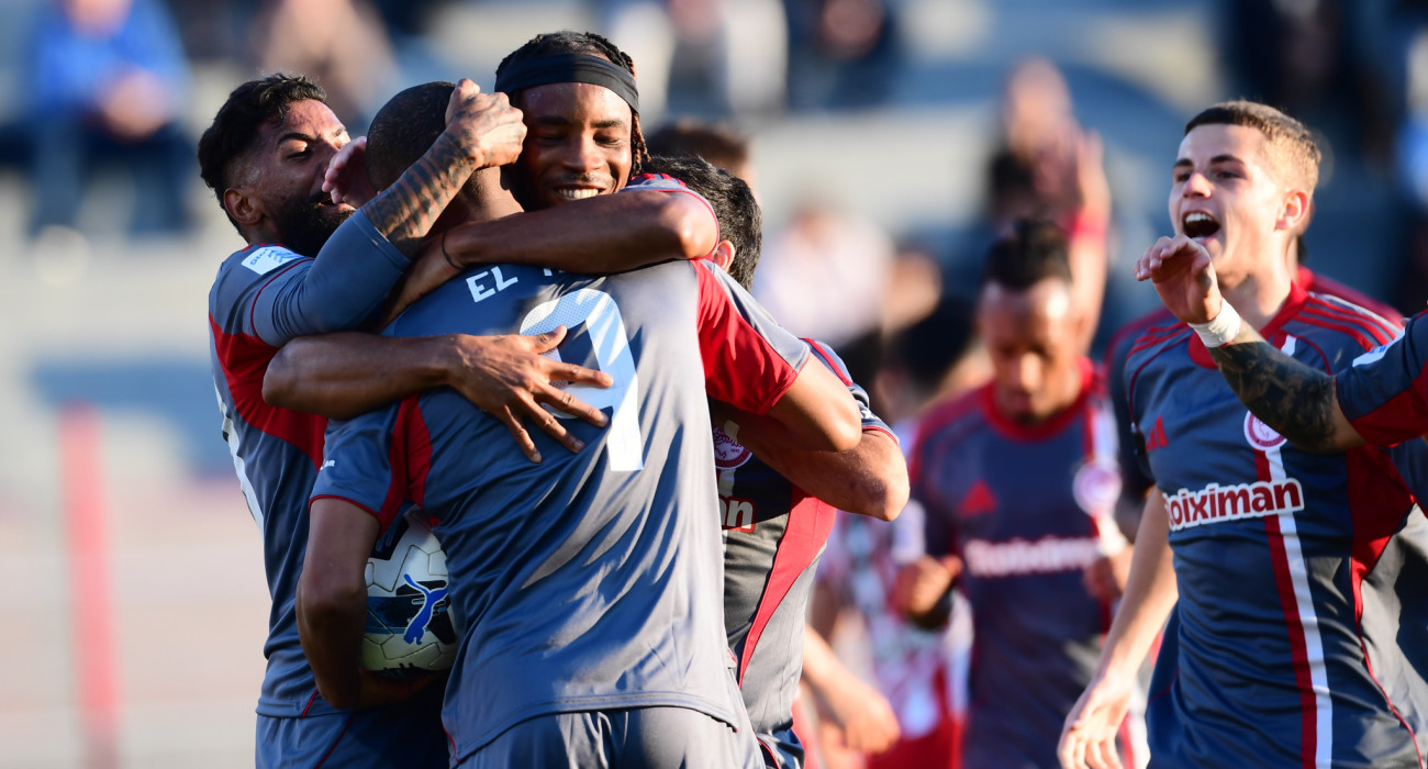 Ελ Κααμπί, Ροντινέι και Ζέλσον Μαρτίνς από τους πρωταγωνιστές του Ολυμπιακού / Πηγή: Eurokinissi