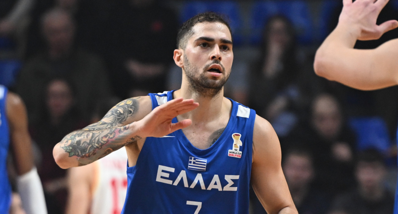 Ο Βασίλης Τολιόπουλος μίλησε στην κάμερα της ΕΡΤ για τα όσα ζήτησε ο Βασίλης Σπανούλης απ' τους Έλληνες διεθνείς, πριν το ματς με το Μαυροβούνιο / Eurokinissi