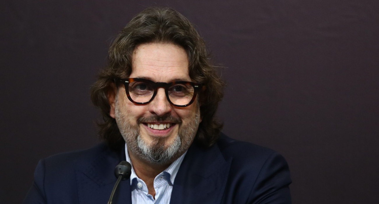 Ο Αντρέα Τρινκέρι στην παρουσίαση του από την ΚΑΕ ΠΑΟΚ / Πηγή: Eurokinissi