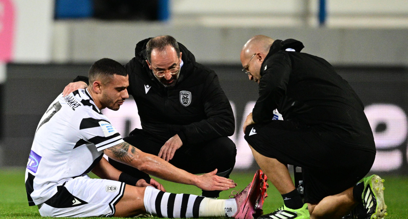 Ο Γιώργος Γιακουμ΄άκης τραυματίστηκε στο ματς με την Κηφισιά και στον ΠΑΟΚ σήμανε «συναγερμός» ενόψει Ολυμπιακού / Πηγή: Eurokinissi