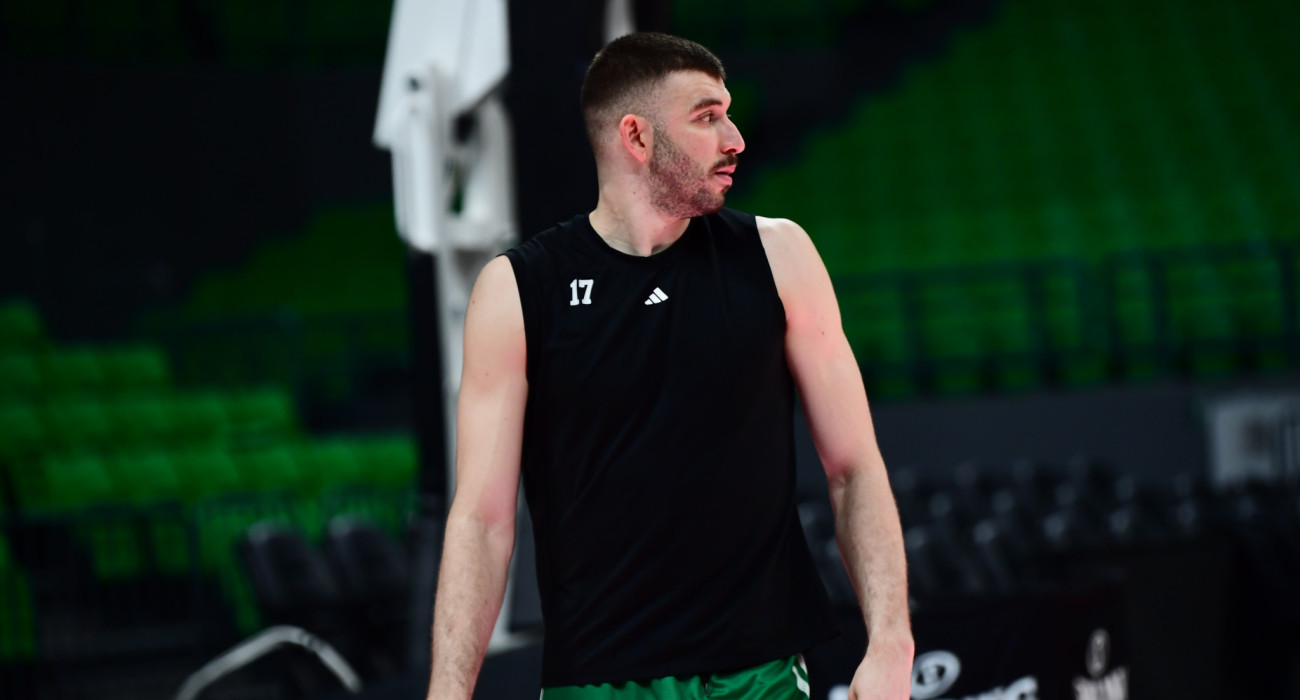 Ο Νίκος Ρογκαβόπουλος στην προπόνηση του Παναθηναϊκού πριν το ντέρμπι με τον Ολυμπιακό, Πηγή: Eurokinissi