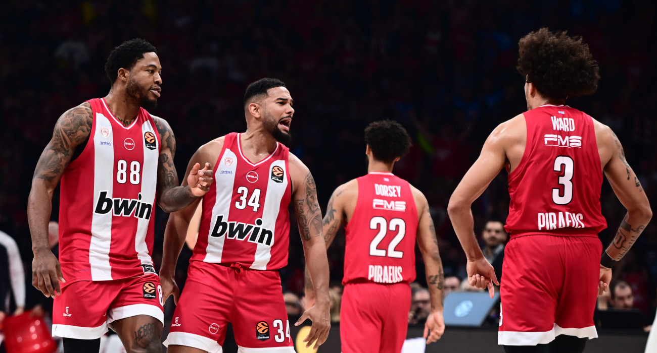 Η πεντάδα του Ολυμπιακού στο ματς με τον Παναθηναϊκό - Πηγή: Eurokinissi