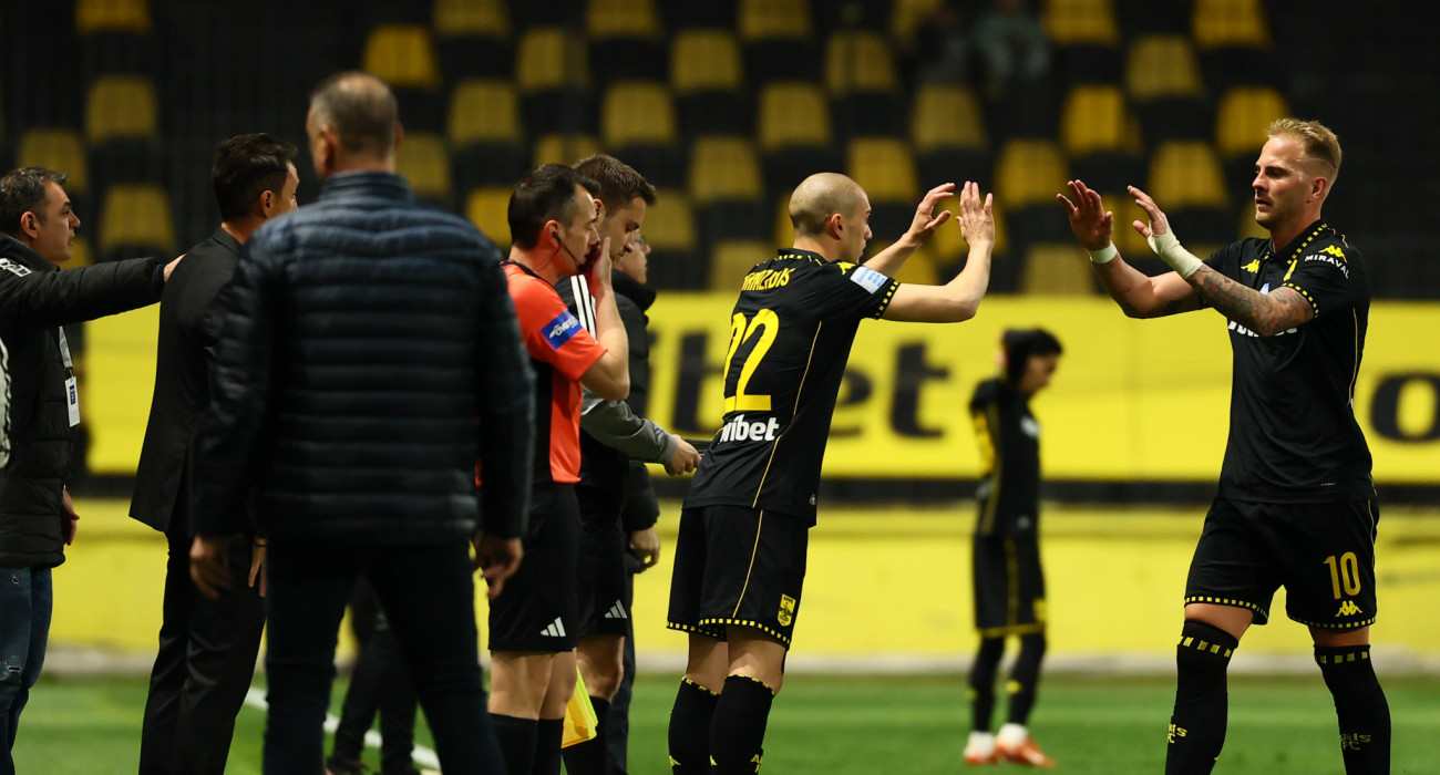 Ο Μιχάλης Βοριαζίδης επέστρεψε στους αγωνιστικούς χώρους μέσα σε κλίμα συγκίνησης / Πηγή: Eurokinissi