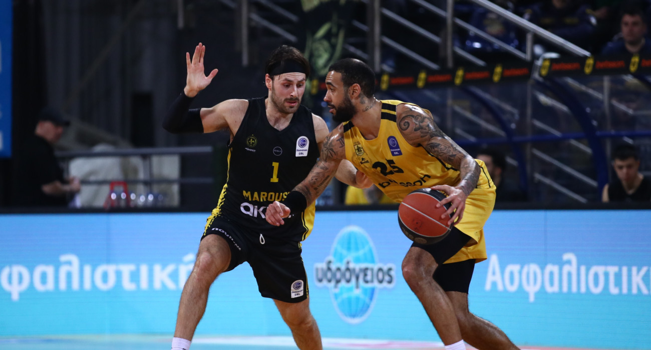 Ο Άρης νίκησε το Μαρούσι στο πλαίσιο της 20ής αγωνιστικής της Stoiximan GBL/Πηγή: Eurokinissi