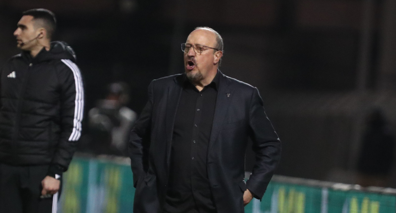 Ο Ράφα Μπενίτεθ στην αναμέτρηση του Παναθηναϊκού με τον Λεβαδειακό / Πηγή: Eurokinissi