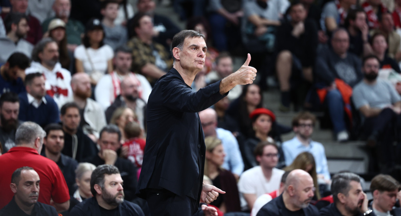 Ο Γιώργος Μπαρτζώκας στις δηλώσεις του πριν το ματς με τη Μονακό σημείωσε ότι ο Ολυμπιακός δεν πρέπει να εφησυχάσει σε καμία περίπτωση/Πηγή: Eurokinissi