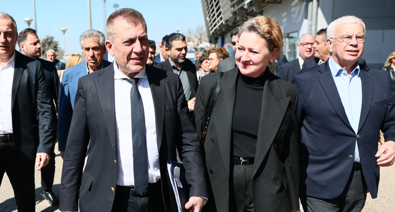 Υπογραφή της σύμβασης παραχώρησης του Καυτανζογλείου στην ΠΑΕ ΠΑΟΚ / Πηγή: Eurokinissi