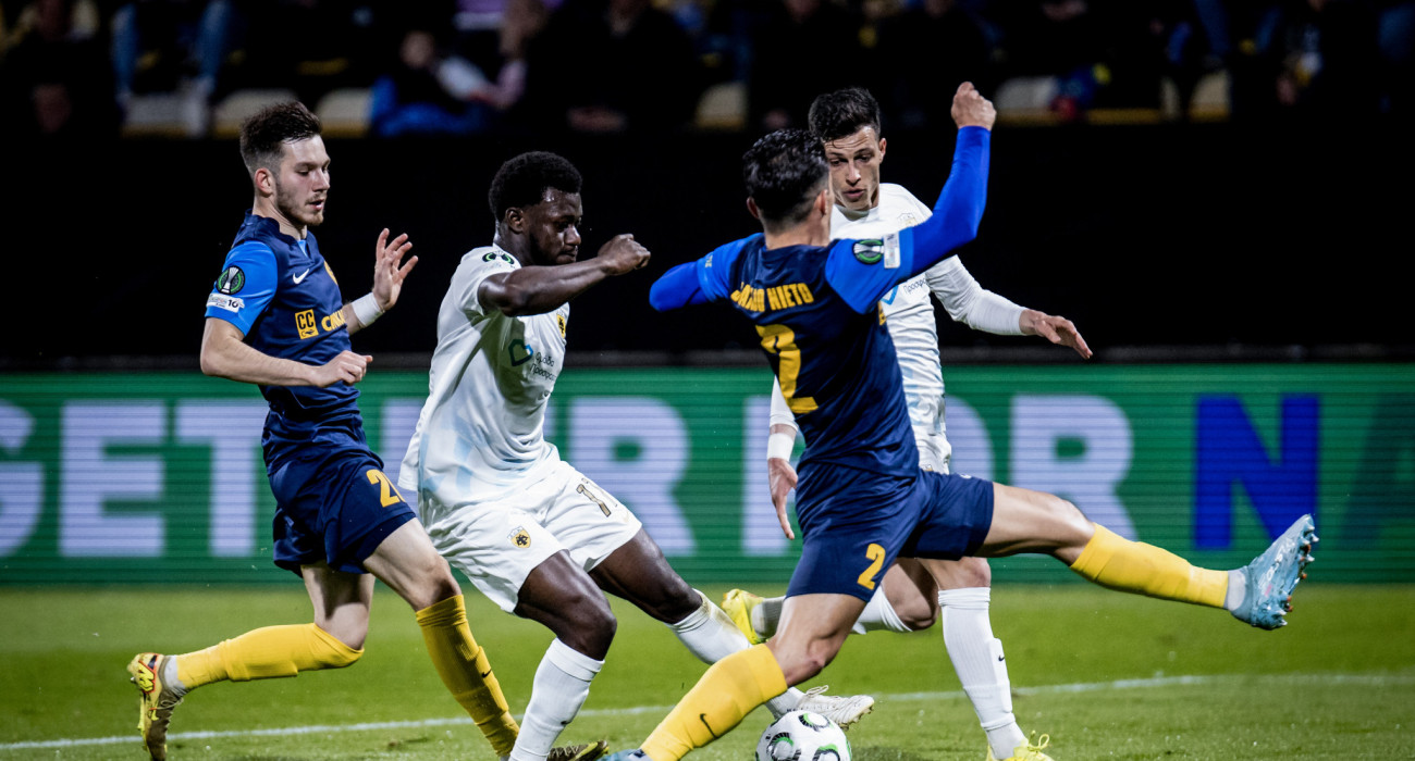 Στιγμιότυπο από το Τσέλιε-ΑΕΚ / Πηγή: Eurokinissi