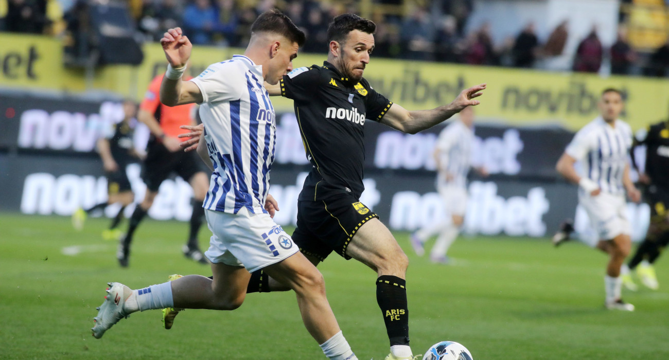 Στιγμιότυπο από την αναμέτρηση Άρης - Ατρόμητος για την 24η αγωνιστική της Stoiximan Super League / Πηγή: Intime