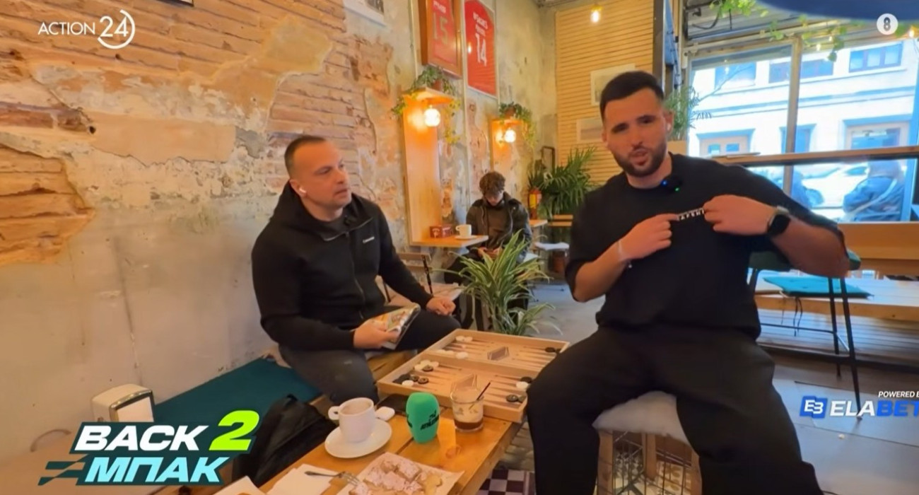 Βασίλης Μπακόπουλος και Γιώργος Παπαγεωργίου στη Βαρκελώνη / Screenshot