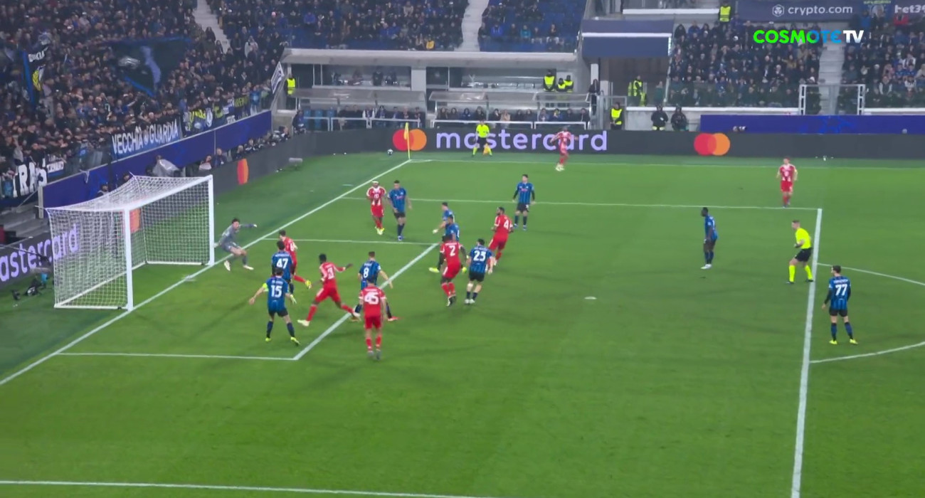 Ο Στάνισιτς ανοίγει το σκορ για τη Μπάγερν κόντρα στην Αταλάντα / screens