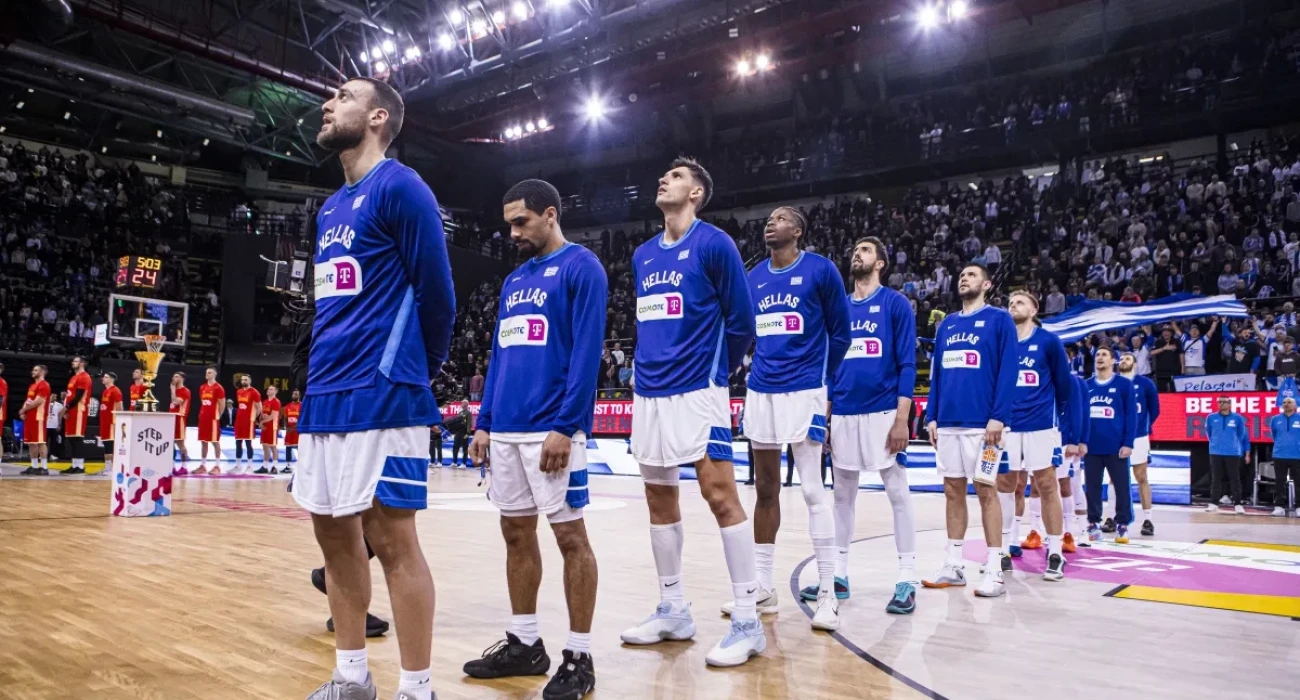 Η απόστολη της Εθνικής για τα προκριματικά του παγκοσμίου κυπέλλου μπάσκετ 2027 απέναντι στο Μαυροβούνιο / πηγή: FIBA