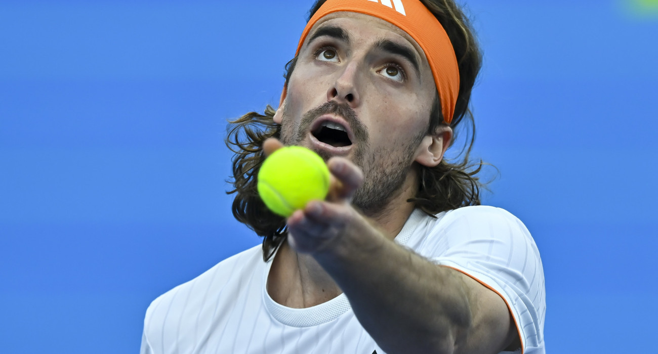 Ο Στέφανος Τσιτσιπάς / Πηγή:  Noushad Thekkayil/NurPhoto via Getty Images