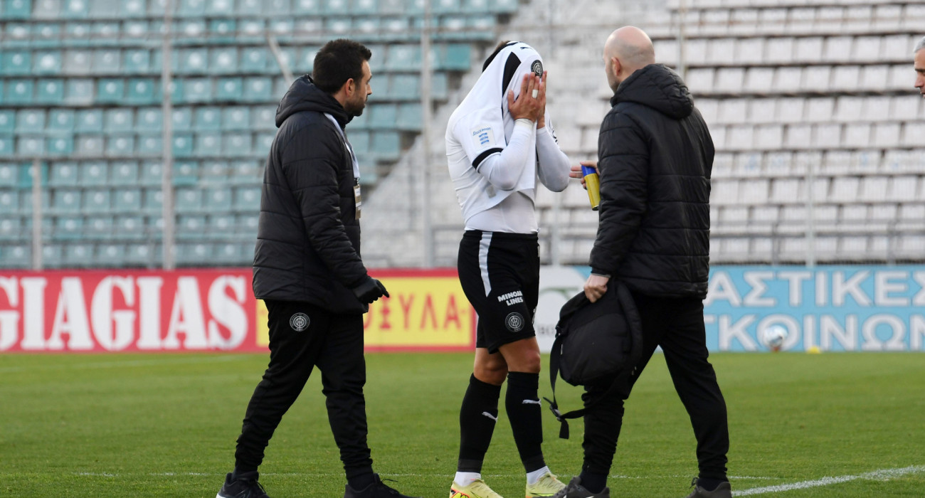 Ο Μπόρχα Γκονθάλεθ αποχώρησε τραυματίας από το παιχνίδι του ΟΦΗ στο Πανθεσσαλικό / Πηγή: Intime
