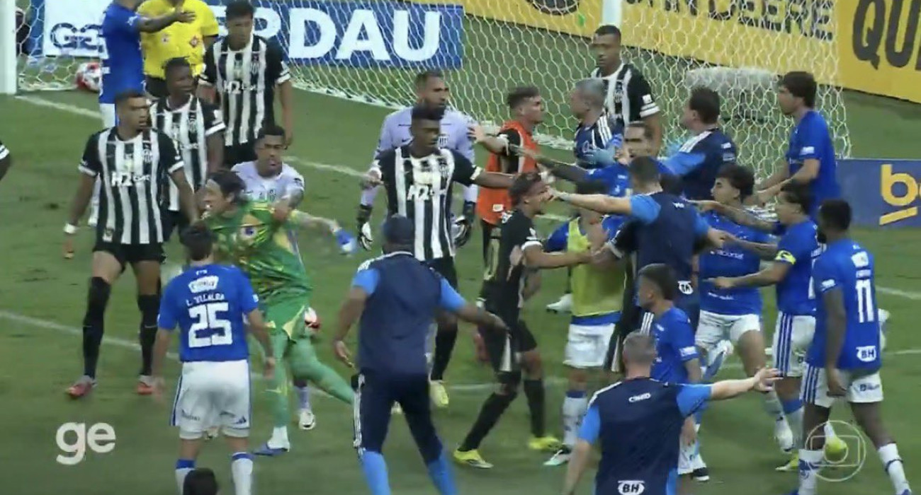 Αγρια επεισόδια στο Κρουζέιρο - Ατλέτικο Μινέιρο / Screenshot
