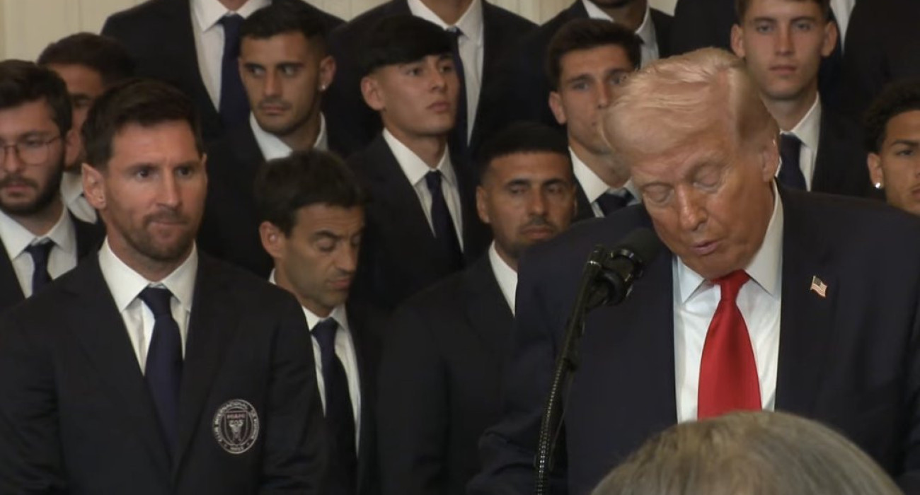 Ο Λιονέλ Μέσι στον Λευκό Οίκο συναντήθηκε με τον Ντόναλντ Τραμπ / Screenshot