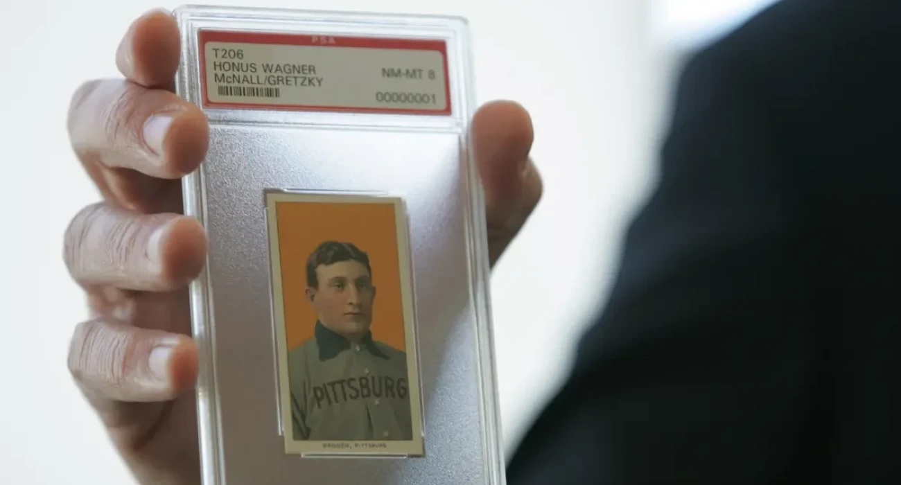 Μία από τις σπάνιες συλλεκτικής κάρτες «T206 Honus Wagner» / Πηγή: Heritage Auctions