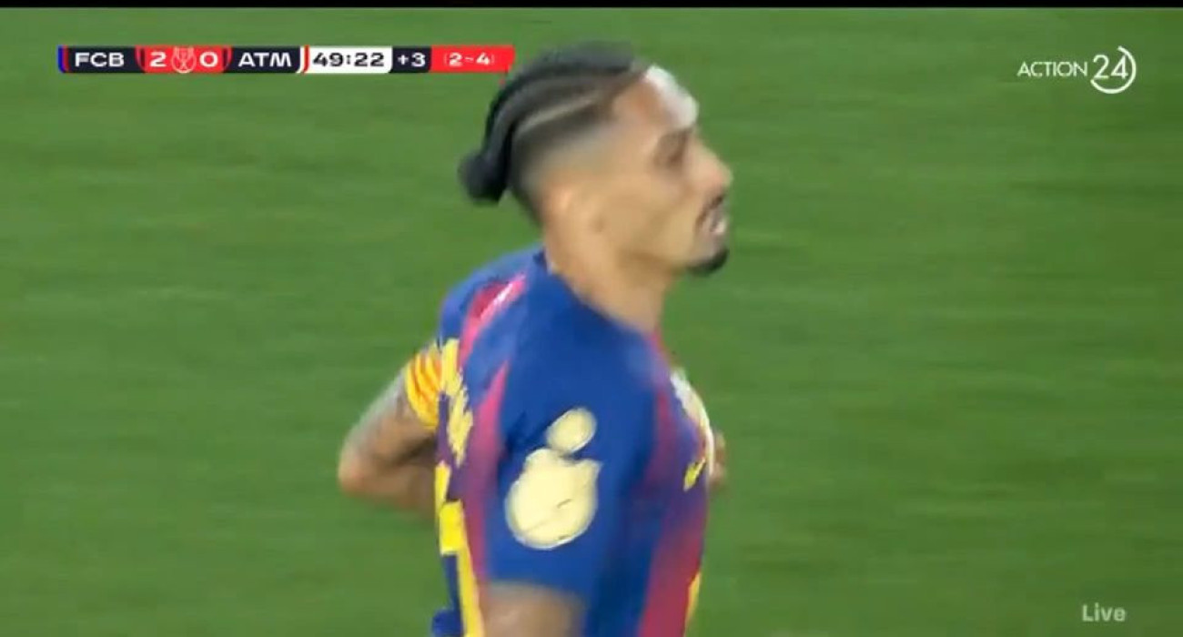 Ο Ραφίνια σκοράρει και δεύτεερο γκολ για την Μπαρτσελόνα / Screenshot