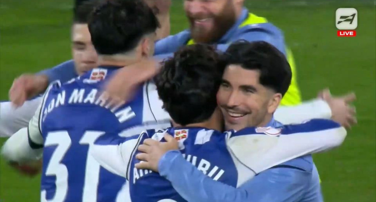 Οι πανηγυρισμοί των παικτών της Σοσιεδαδ / Screenshot