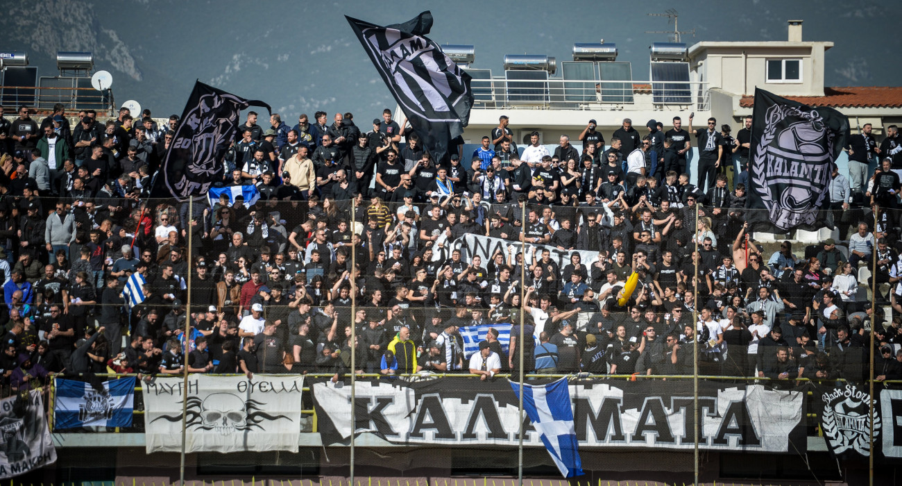 Πανηγυρίζουν στην Καλαμάτα για την κατάκτηση του πρωταθλήματος / Πηγή: Eurokinissi