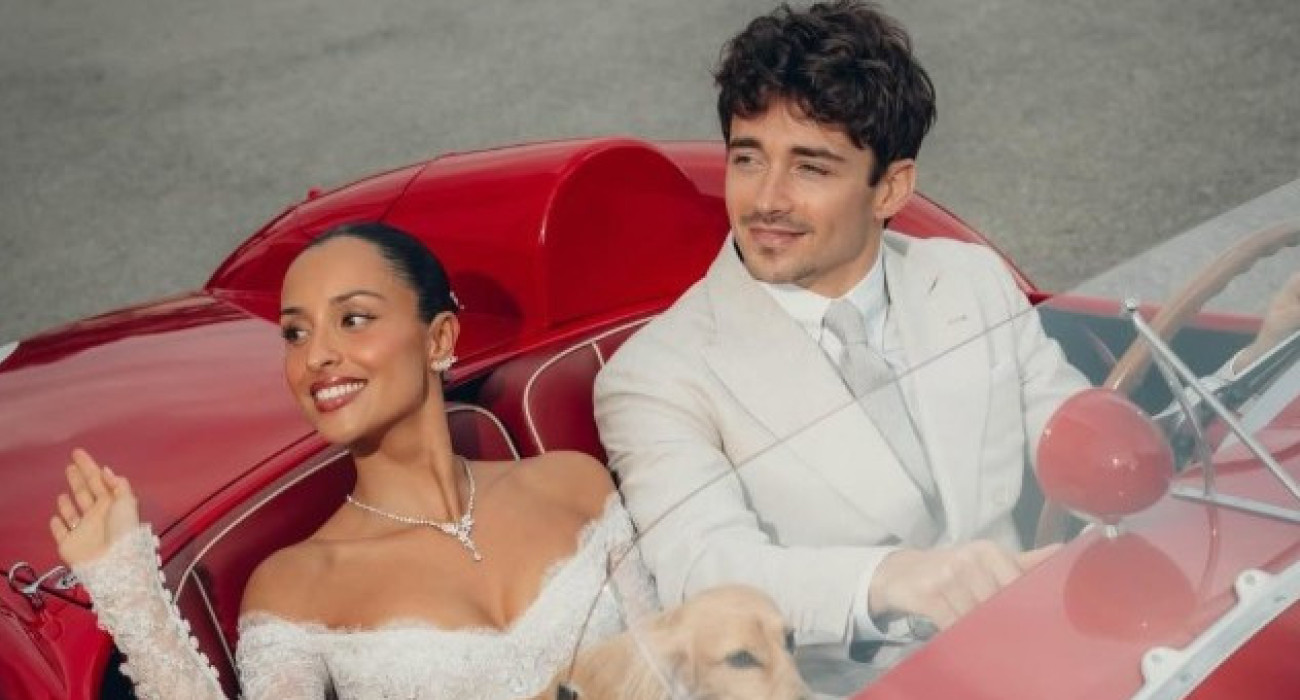 Το ζεύγος Λεκλέρ/ @chares_leclerc