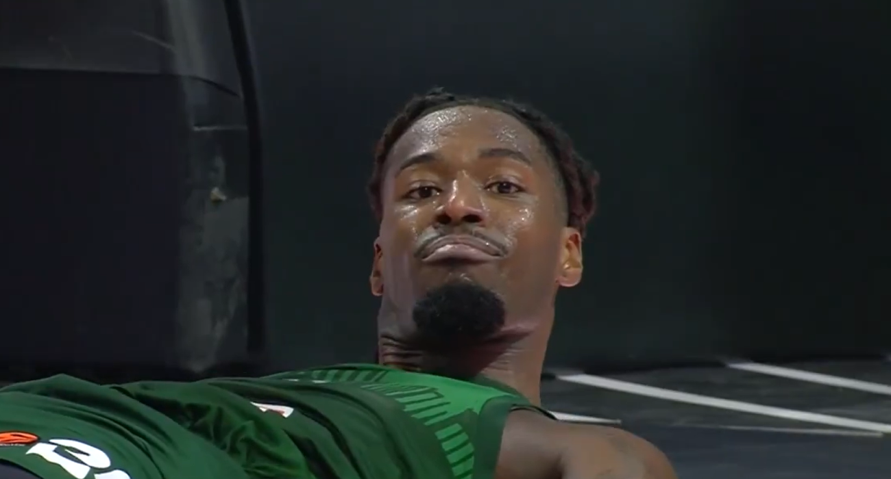 Το στιγμιότυπο που χάρισε ο Ματίας Λεσόρ στην επιστροφή του / Πηγή: EuroLeague - X