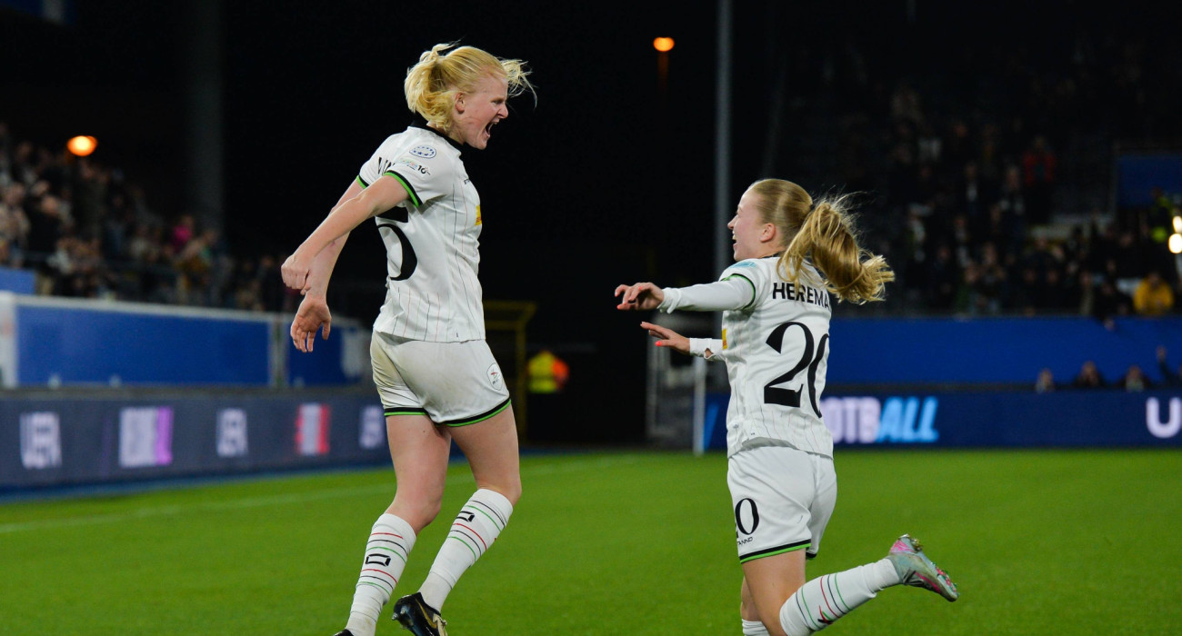 Πανηγυρική φάση από τον αγώνα της Λέουβεν / Πηγή: Imago