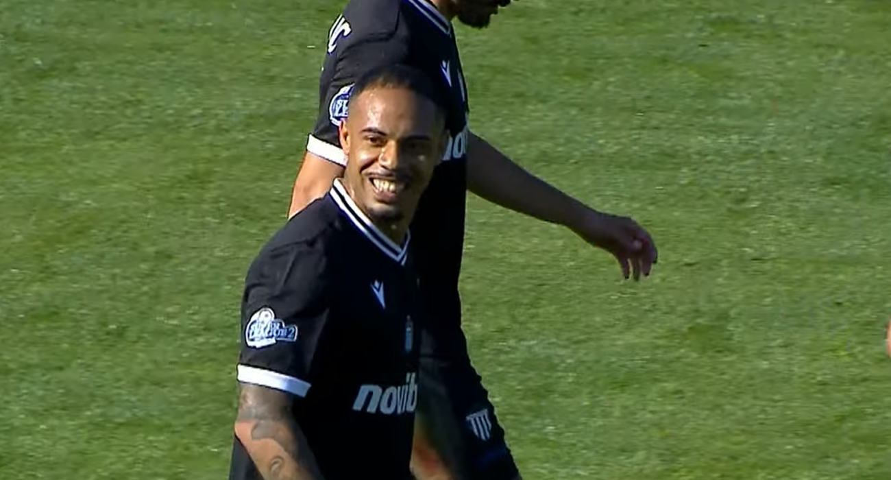 Ο Μιράντα έκανε το 1-0 για την Καλαμάτα κόντρα στη Μαρκό / Screenshot