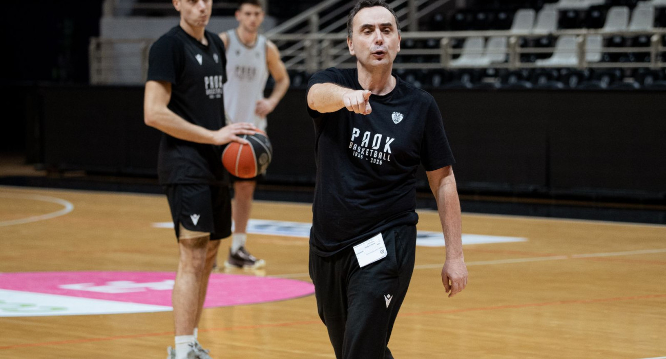 Η πρώτη προπόνηση κόουτς Μπούτσκου με τον ΠΑΟΚ, Πηγή: PAOK BC
