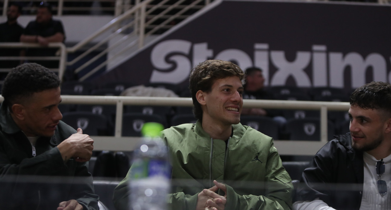 Ο Γιάννης Κωνσταντέλιας στο Παλατάκι για το ΠΑΟΚ - Περιστέρι / Πηγή: Eurokinissi