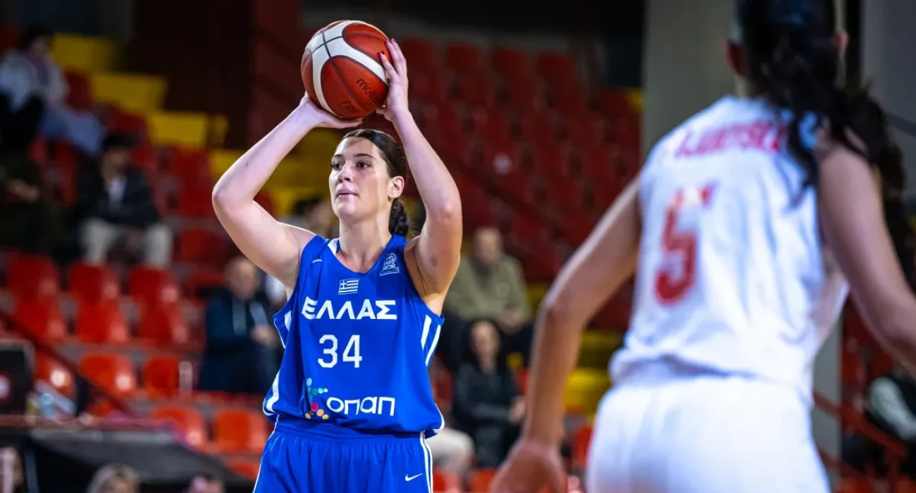 Η Μαριέλλα Φασούλα με την εμφάνιση της Εθνικής / πηγή: fiba