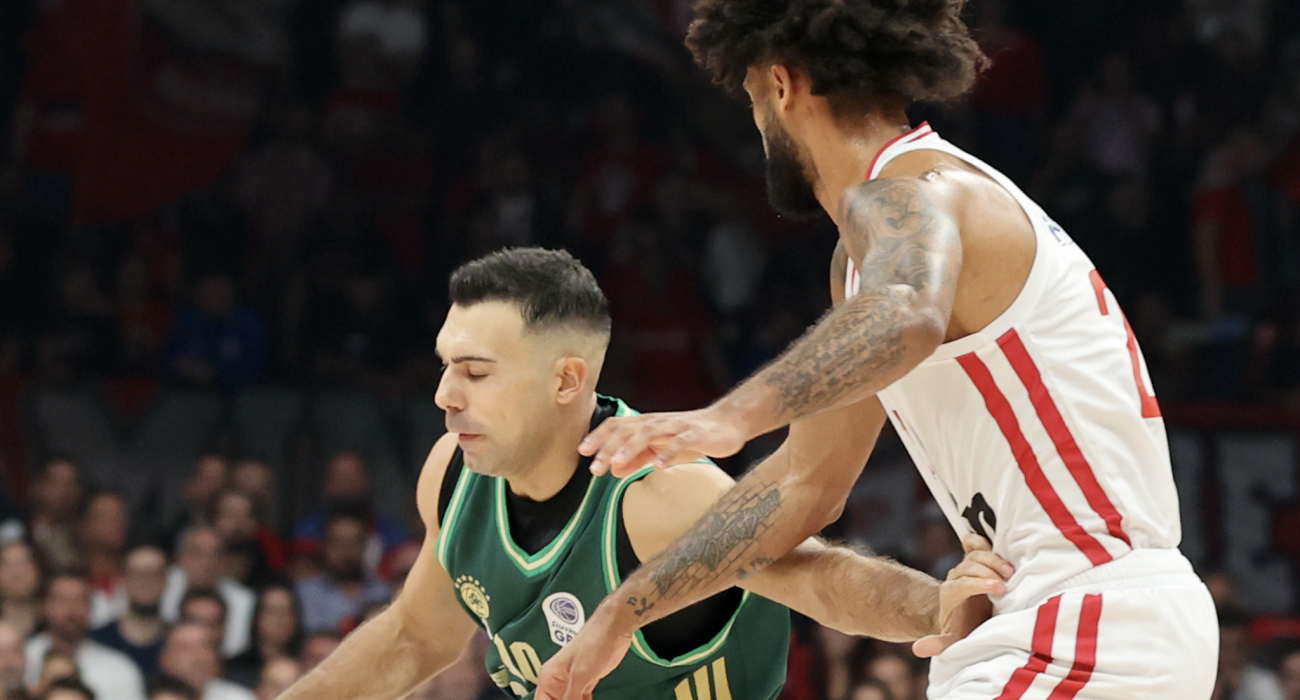 Στιγμιότυπο από την αναμέτρηση Παναθηναϊκός - Ολυμπιακός / Πηγή: Eurokinissi