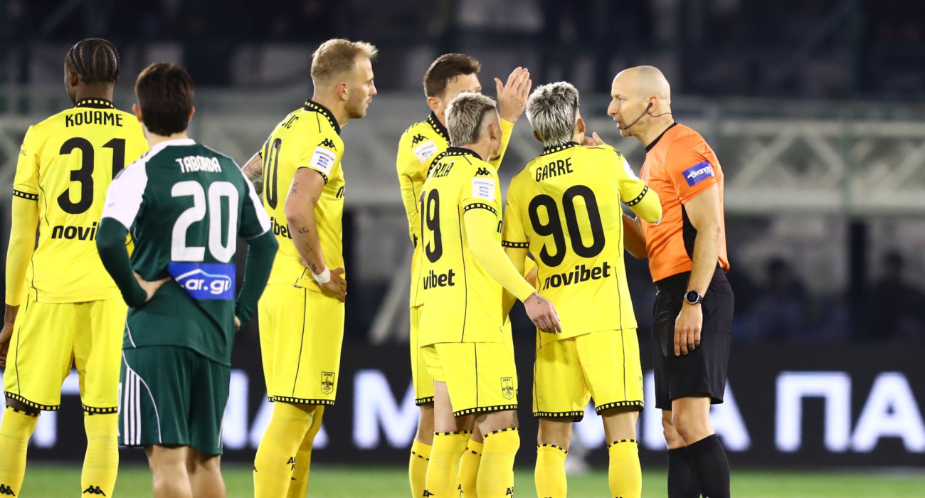 Στον Άρη έχουν πολλά παράπονα από τη διαιτησία του Ούγγρου Πόλγκαρ στο ματς με τον Παναθηναϊκό / Πηγή: Eurokinissi