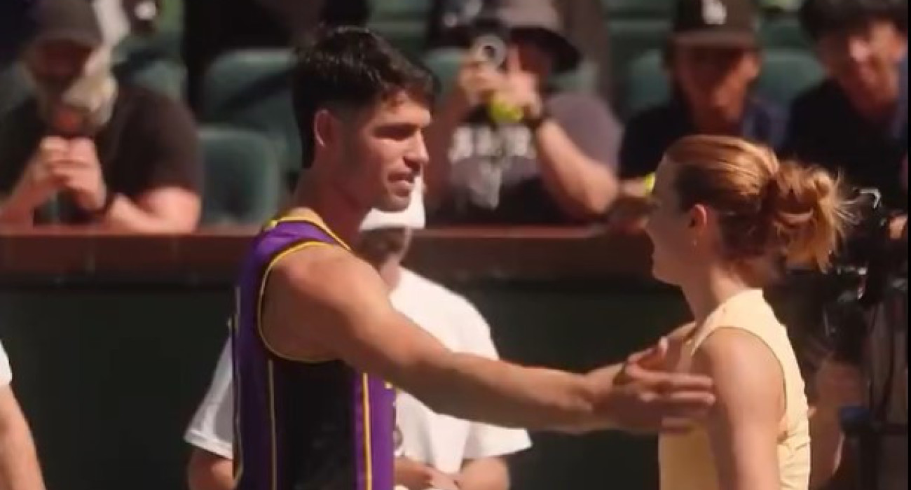 Η Σάκκαρη κι ο Αλκαράθ / Screenshot