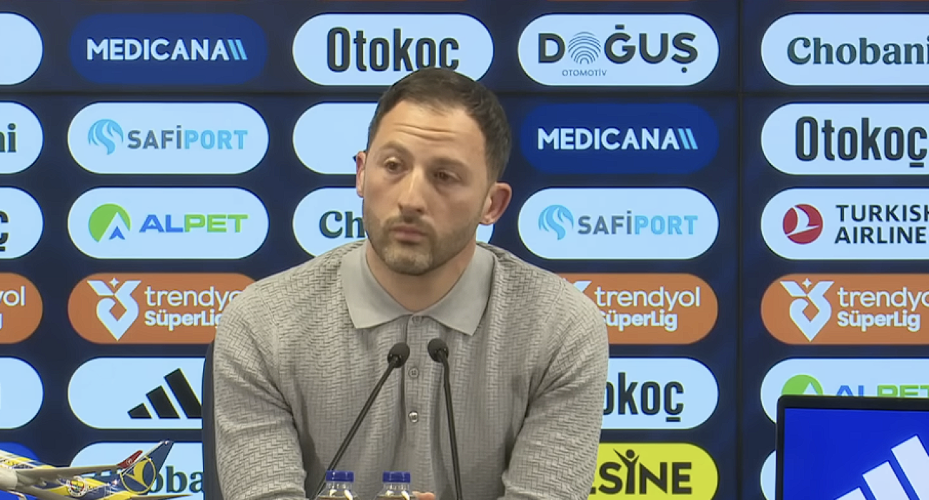 O προπονητής της Φενέρμπαχτσε, Ντομένικο Τεντέσκο / Screenshot