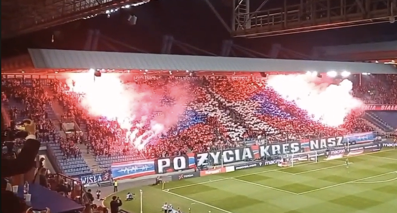 Οι οπαδοί της Βίσλα Κρακοβίας / Screenshot