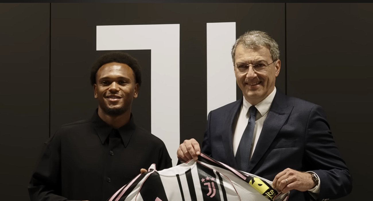 O Λοΐς Οπεντά με την φανέλα της Γιουβέντους / Screenshot