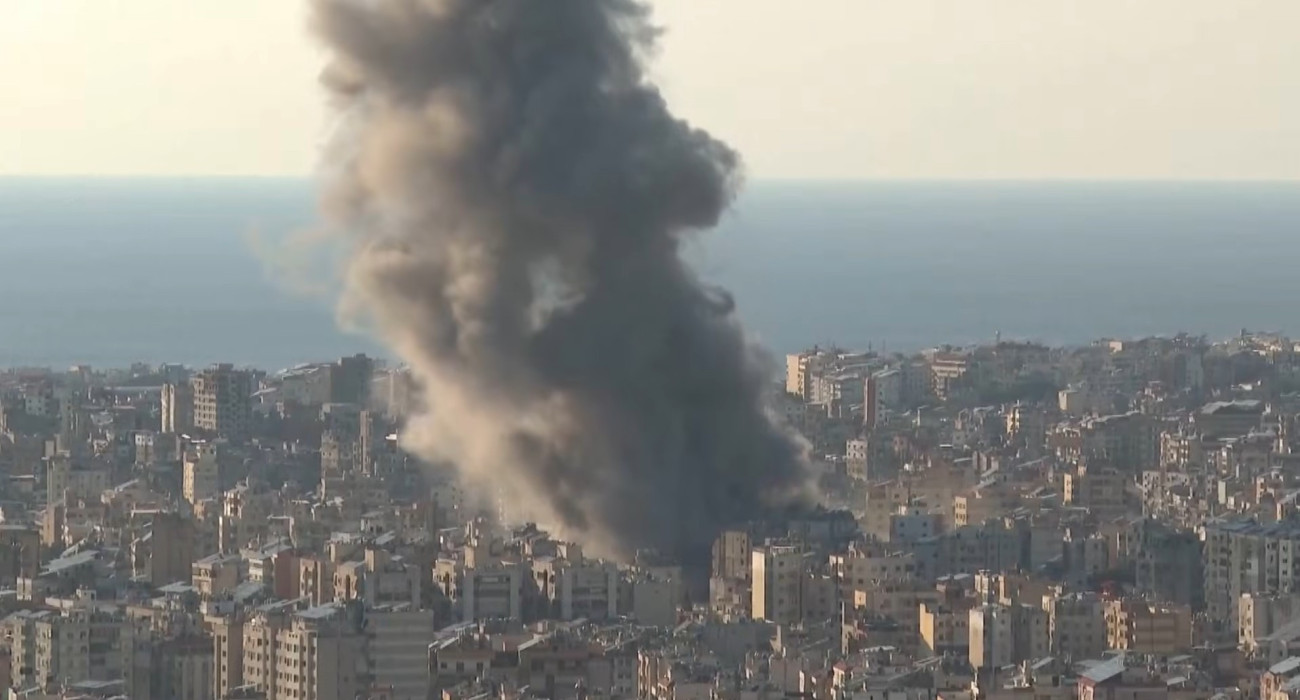 Έκρηξη ισραηλινού πυραύλου στον Λίβανο / Screenshot