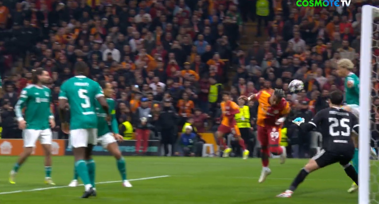 Το γκολ του Λεμινά στο Γαλατασαράι-Λίβερπουλ / Screenshot