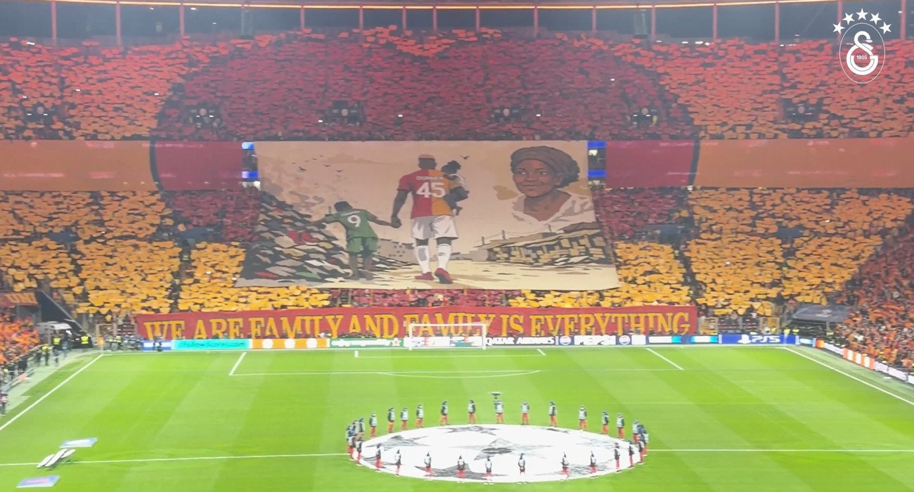 Το συγκινητικό πανό των οπαδών της Γαλατασαράι για τον Βίκτορ Οσιμέν / Screenshot