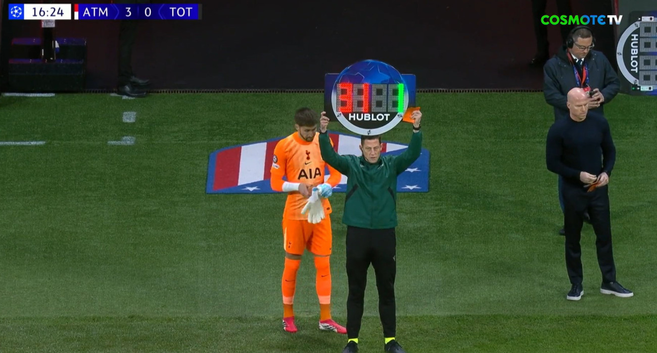 Η αλλαγή τερματοφύλακα για την Τότεναμ / Screenshot