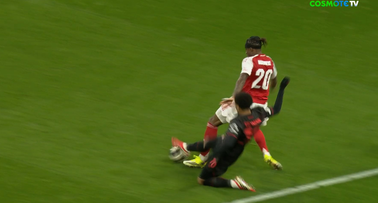 Το αμφισβητούμενο πέναλτι για το 1-1 της Άρσεναλ στη Γερμανία (video)