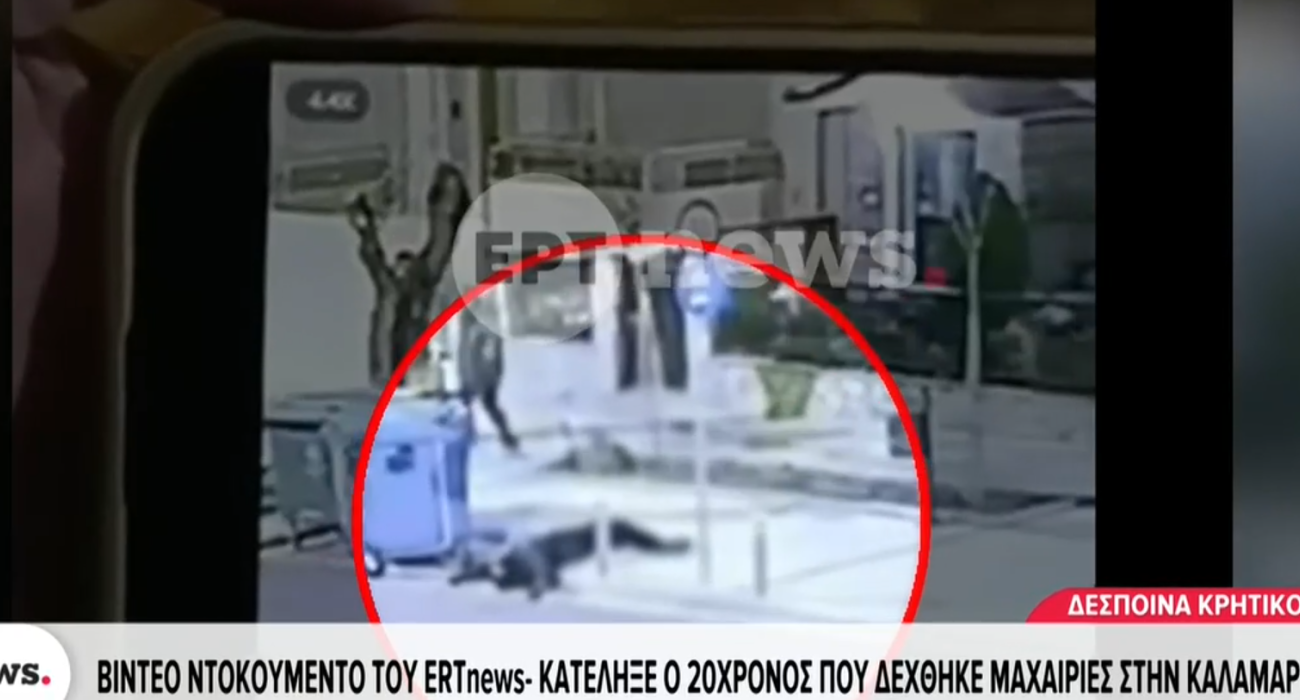 Η στιγμή της δολοφονικής επίθεσης κατά το 20χρονου οπαδού του ΠΑΟΚ / Screenshot