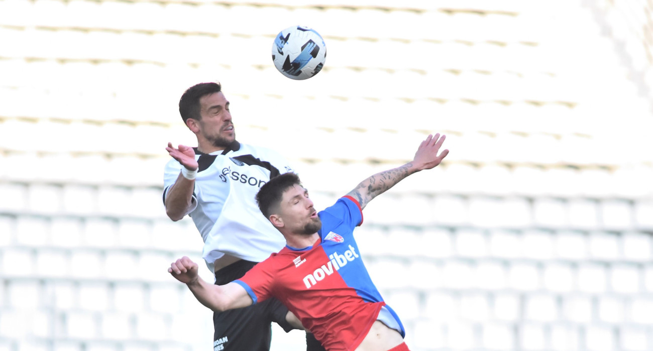 Στιγμιότυπο από την αναμέτρηση του Βόλου με τον ΟΦΗ / Πηγή: Eurokinissi