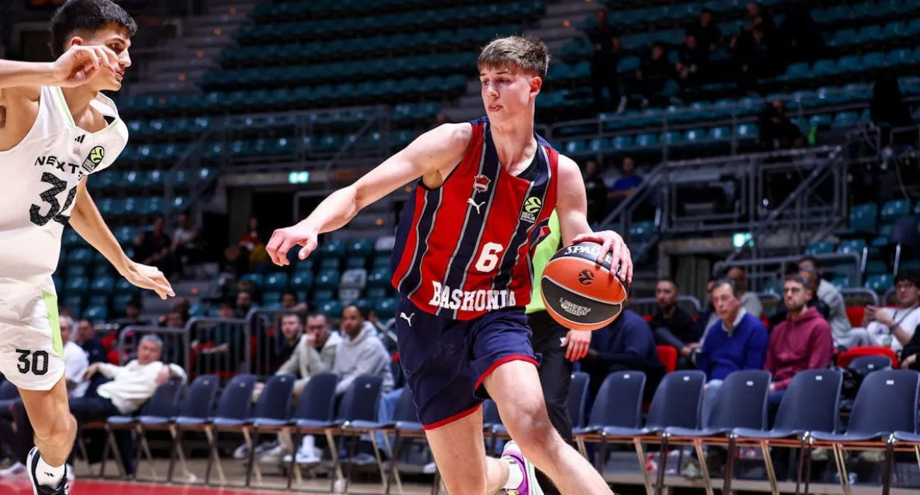 Ο Στέφαν Γιοκσίμοβιτς με τη φανέλα της Μπασκόνια/Πηγή: Euroleague