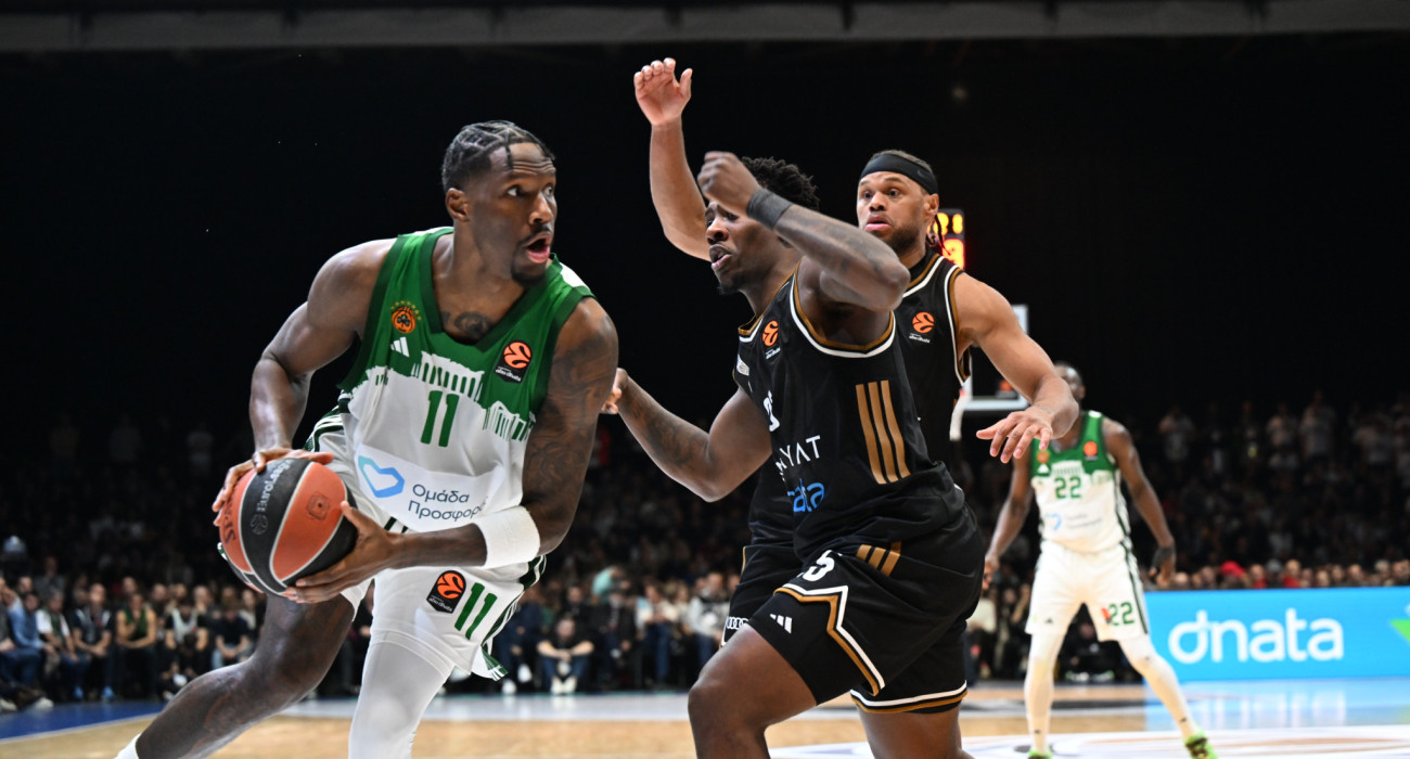 Στιγμιότυπο από το παιχνίδι ανάμεσα σε Dubai ΒC και Παναθηναϊκό, Πηγή: Vaggelis Stolis