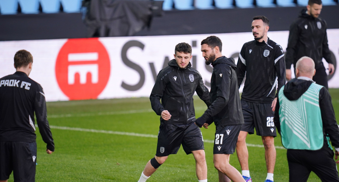 Εικόνα από προπόνηση του ΠΑΟΚ / Πηγή: Intime