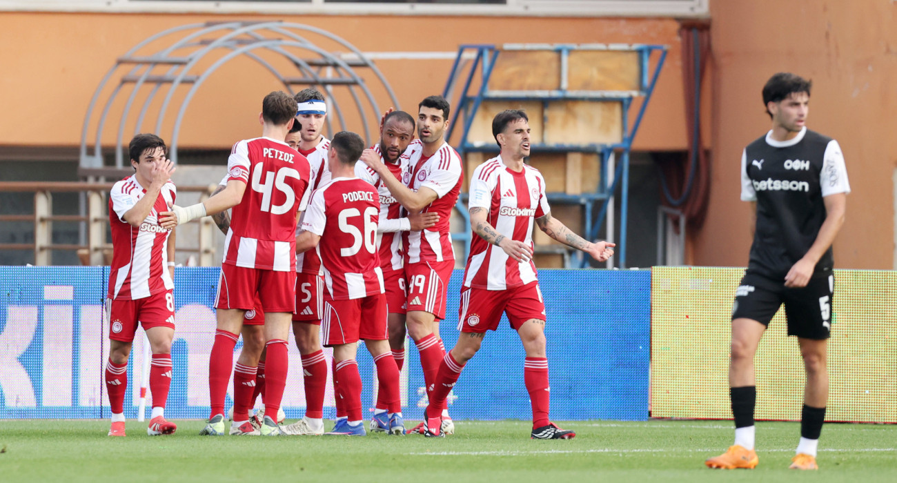 Ο Ολυμπιακός πέρασε άνετα από το Παγκρήτιο / Πηγή: Intime