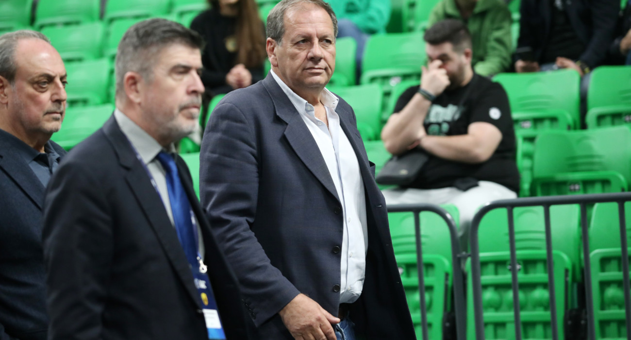 Στο Telekom Center ο Αγγελόπουλος για το παιχνίδι της ΑΕΚ κόντρα στον Παναθηναϊκό